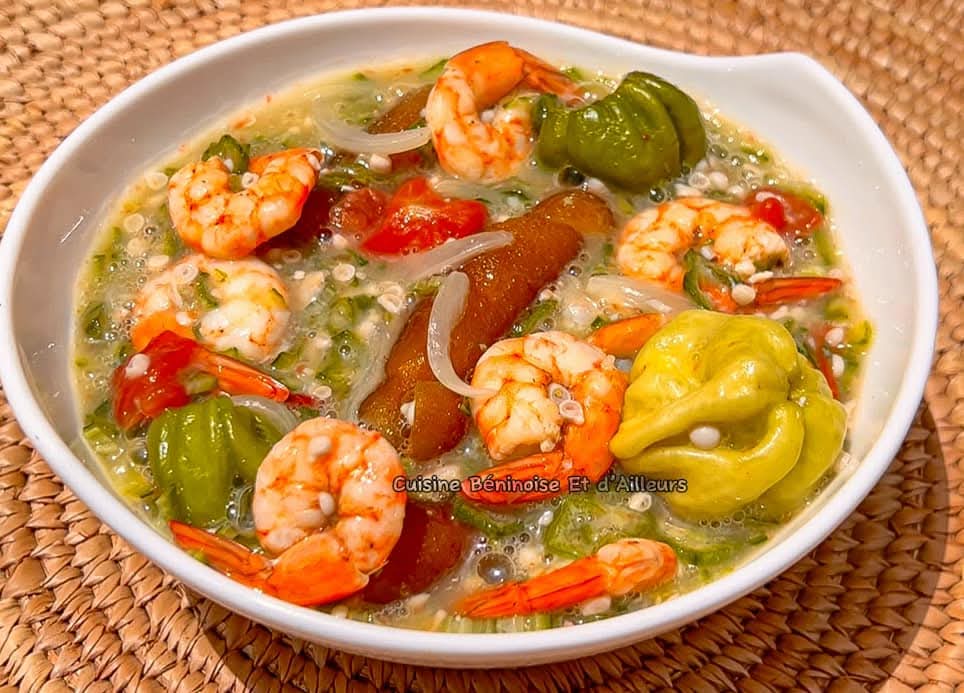 🥣 Sauce Gombo Verte — Recette Facile et Délicieuse