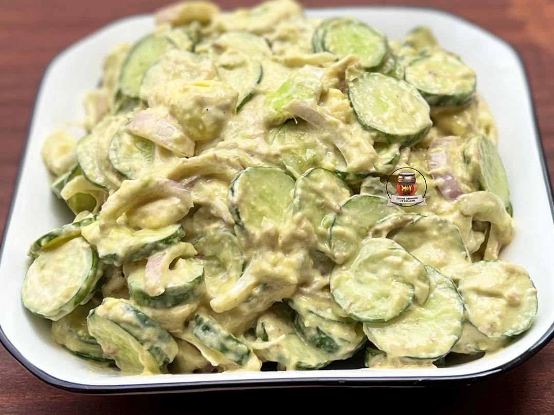 🥗 Recette Ultra-Rapide : Salade Express de Concombre et Avocat