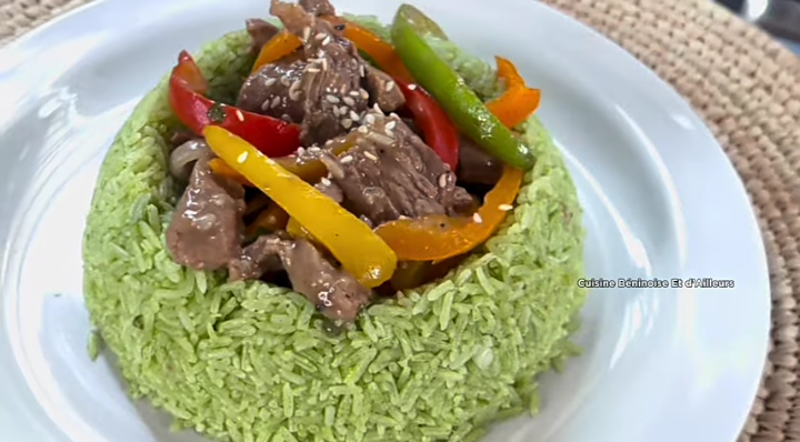 Riz vert sans colorant alimentaire — La recette naturelle pleine de vitalité