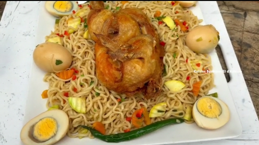 🍜 Recette de Nouilles au Poulet à Ma Façon — Simple, Rapide et Délicieuse !